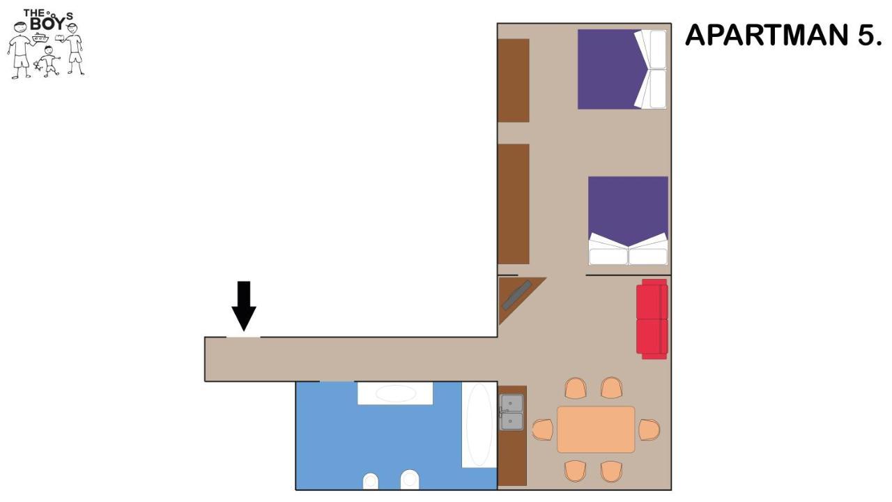 The Boys Apartman Siofok Luaran gambar
