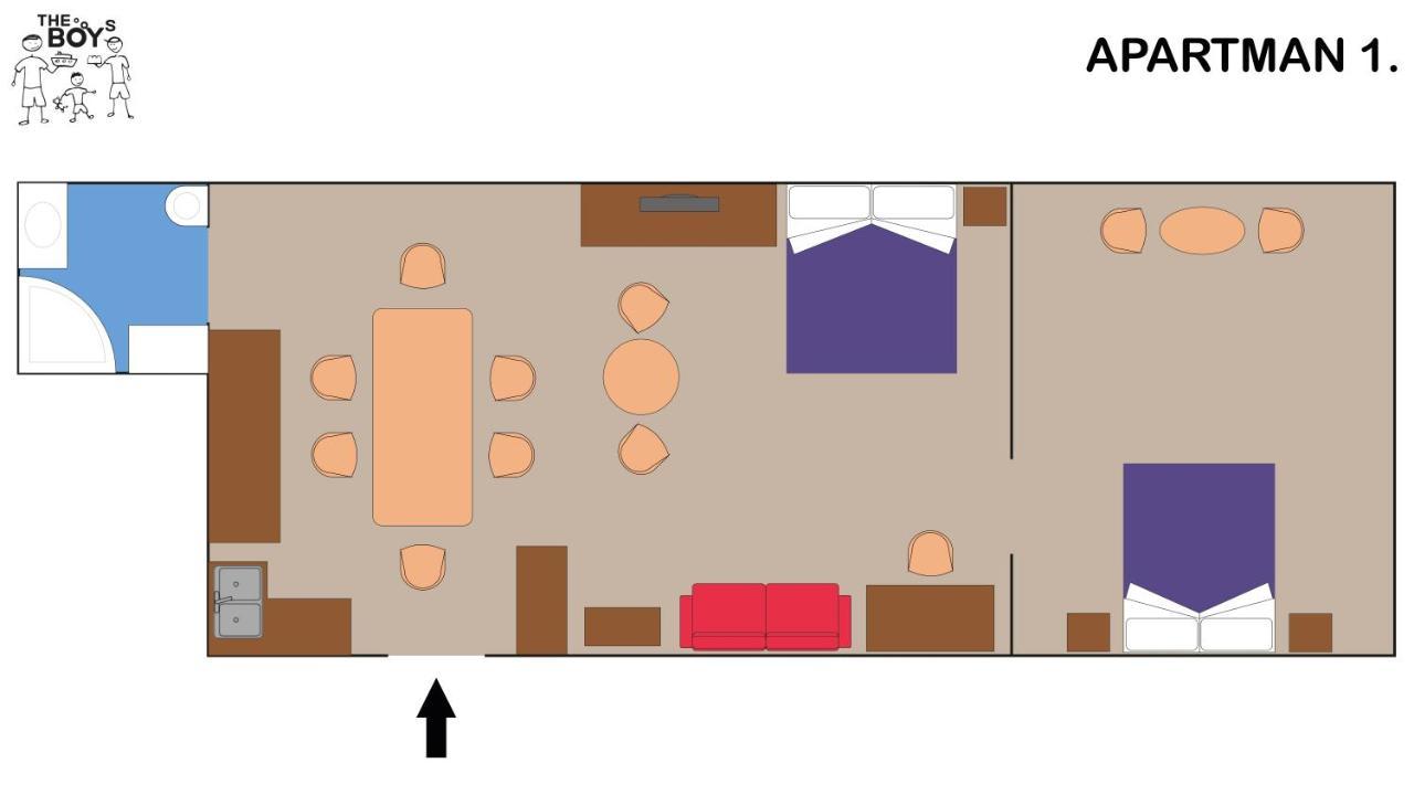 The Boys Apartman Siofok Luaran gambar