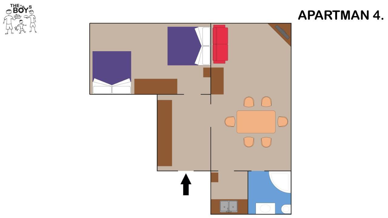 The Boys Apartman Siofok Luaran gambar