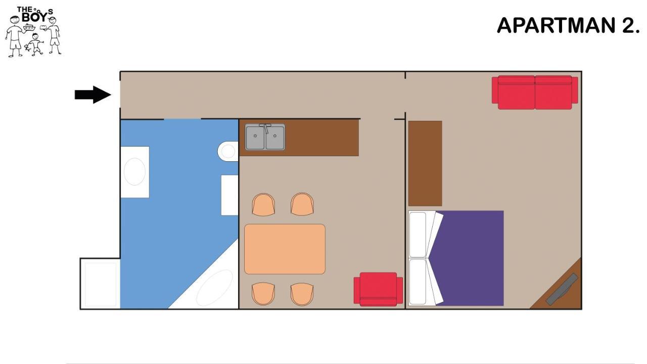 The Boys Apartman Siofok Luaran gambar