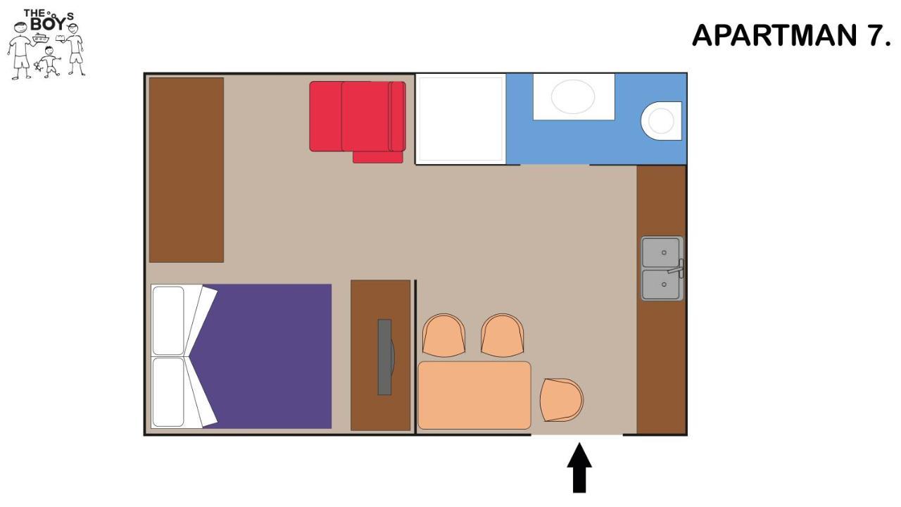 The Boys Apartman Siofok Luaran gambar
